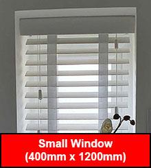 wood venetian price example